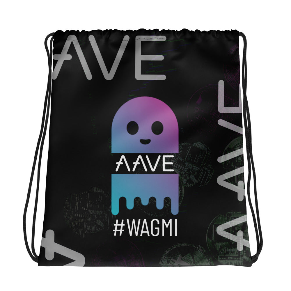 AAVE Crypto #WAGMI | Drawstring Bag