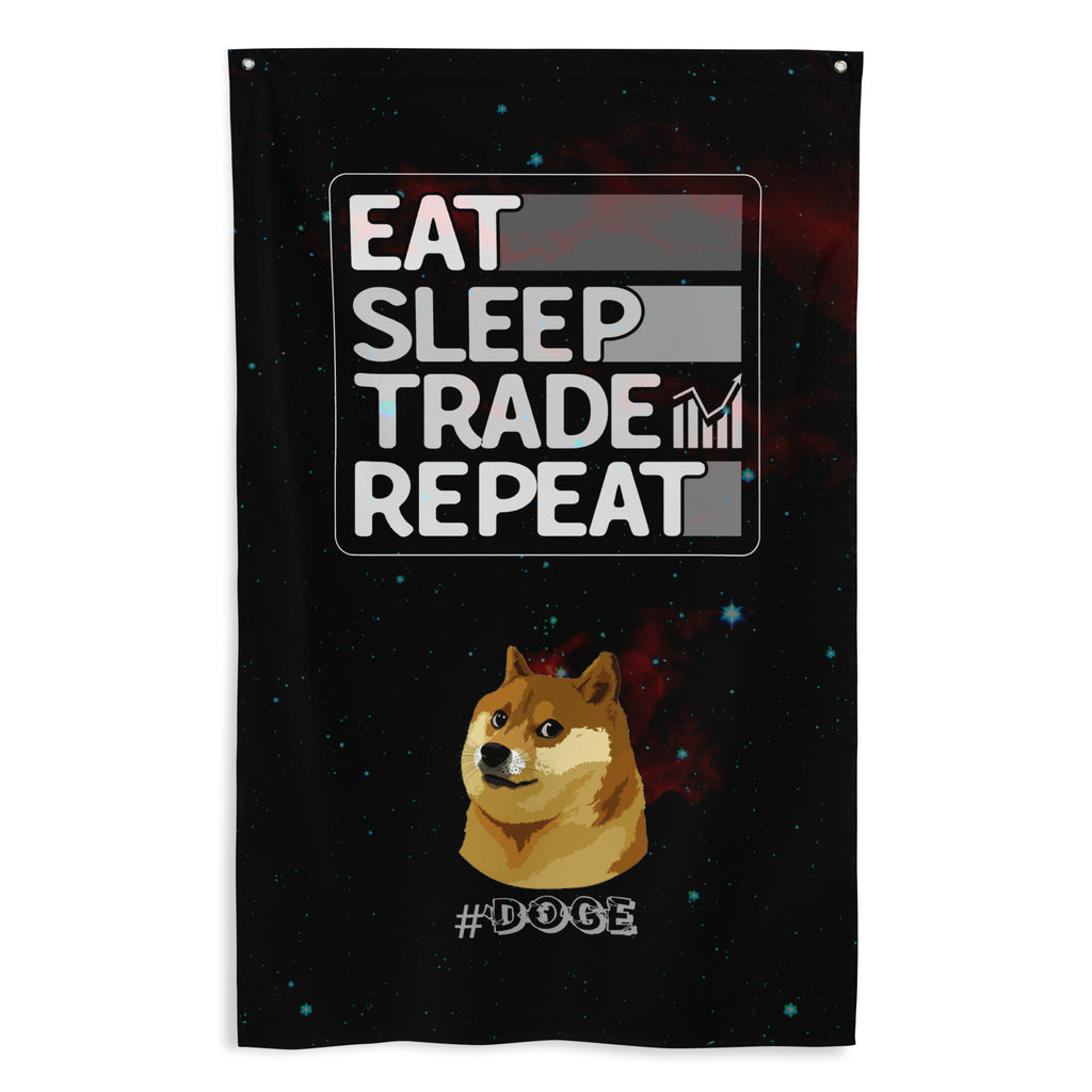 Eat Sleep Trade Repeat #DOGE | Flag