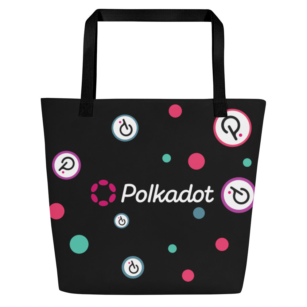 Polkadot-Patterned | Large Tote Bag