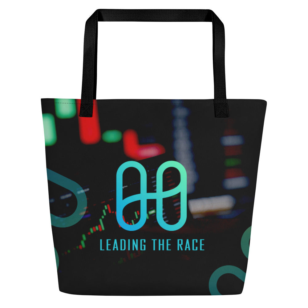 Harmony: Leading The Race | Large Tote Bag