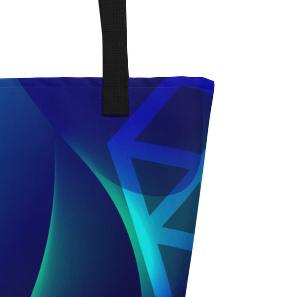 Fantom: Instant and Secure Transactions | All-Over Print Large Tote Bag