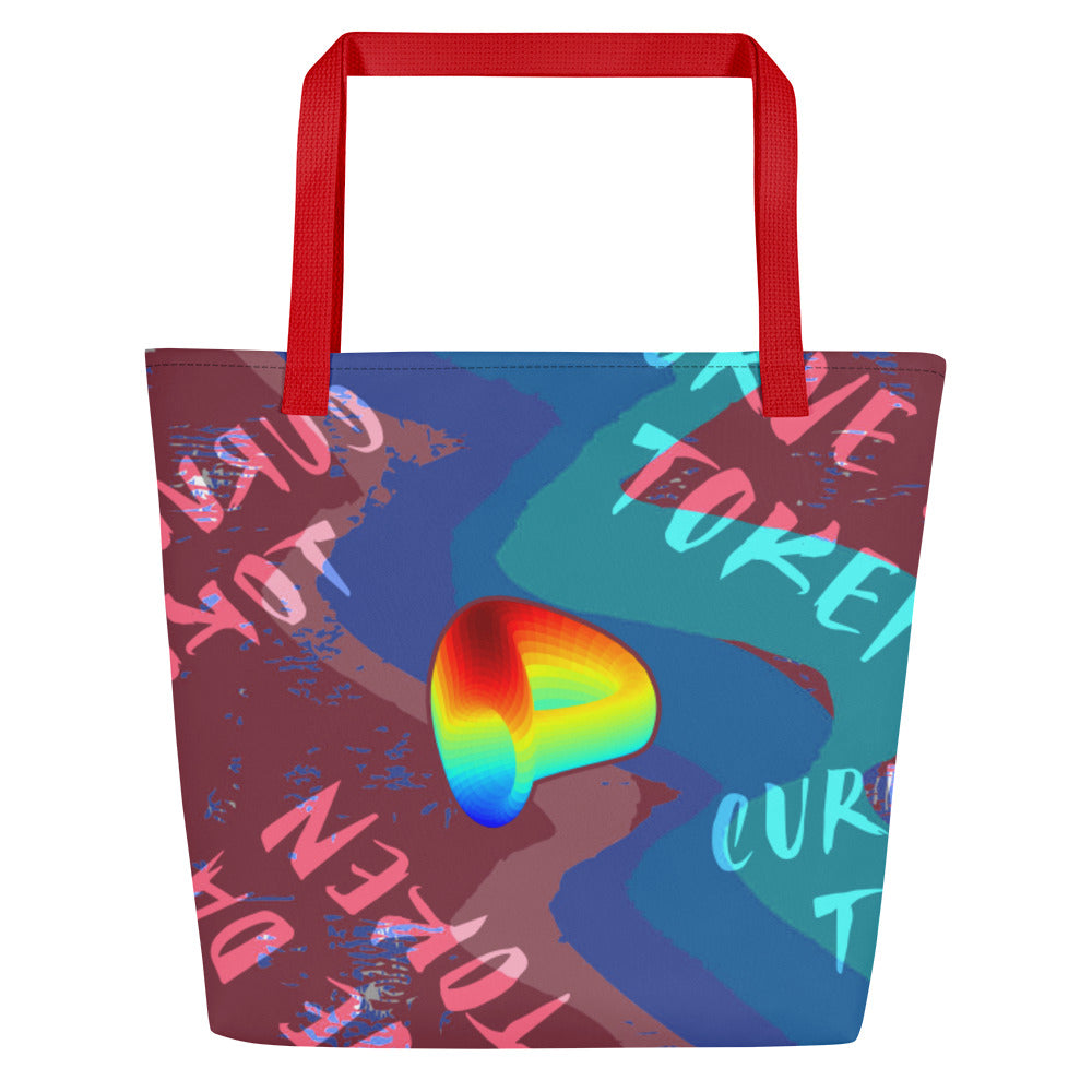 Curve DAO Token Cryptocurrency | Large Tote Bag