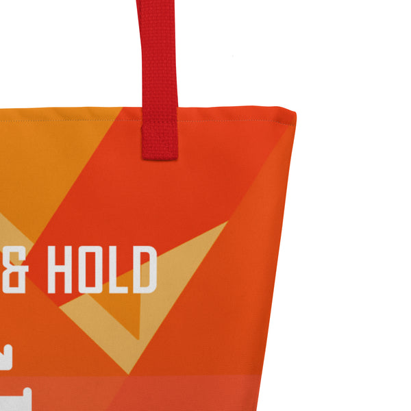 Buy, Trade, HODL Binance | Large Tote Bag