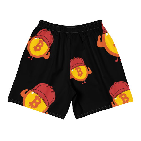 Bitcoin Strength | Men's Athletic All-Over Printed Long Shorts