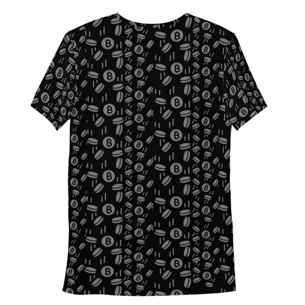 Strength In Numbers Bitcoin Reactor | All-Over Print Athletic T-Shirt