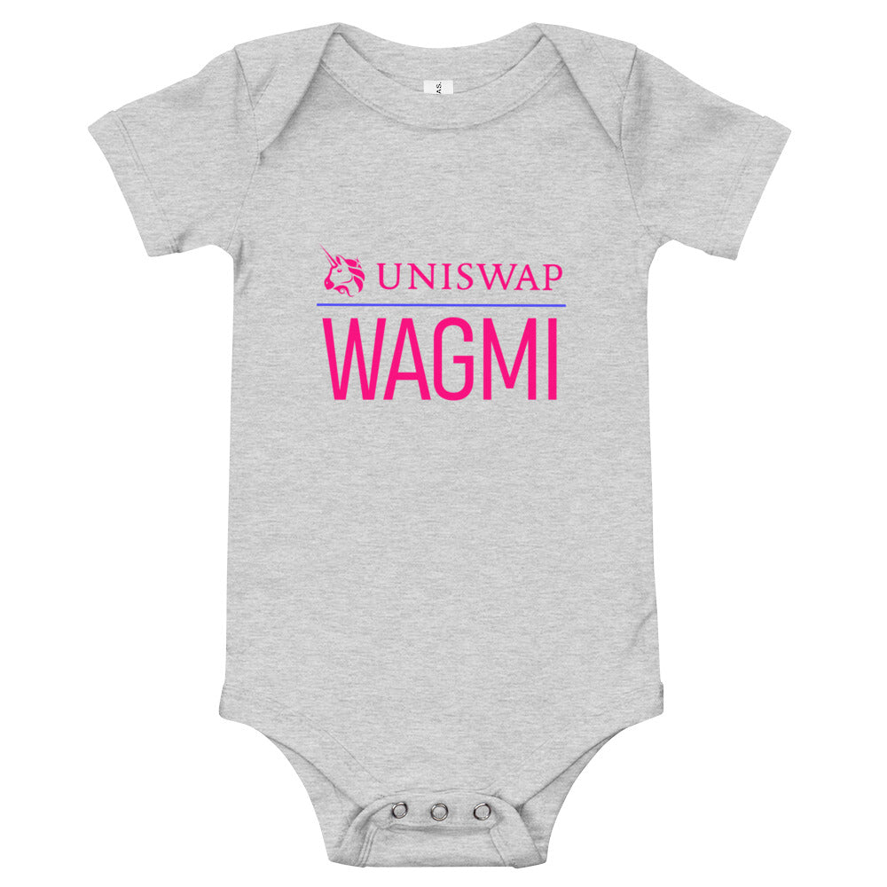 Uniswap WAGMI | Baby short sleeve one piece