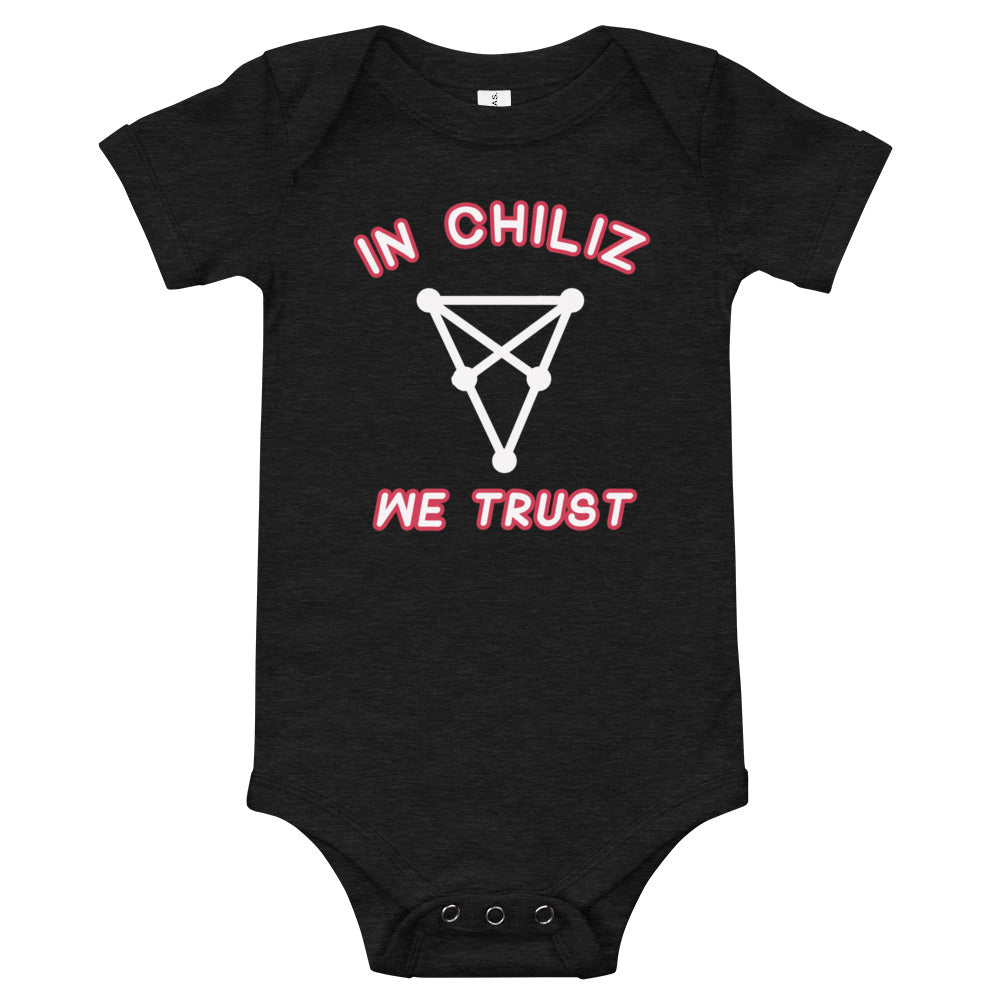 In Chiliz We Trust | Baby short sleeve one piece