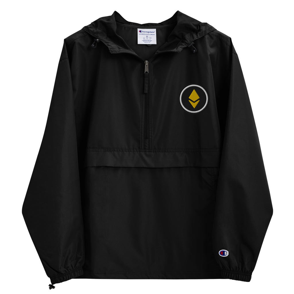 Ethereum Embroidered Champion Packable Jacket