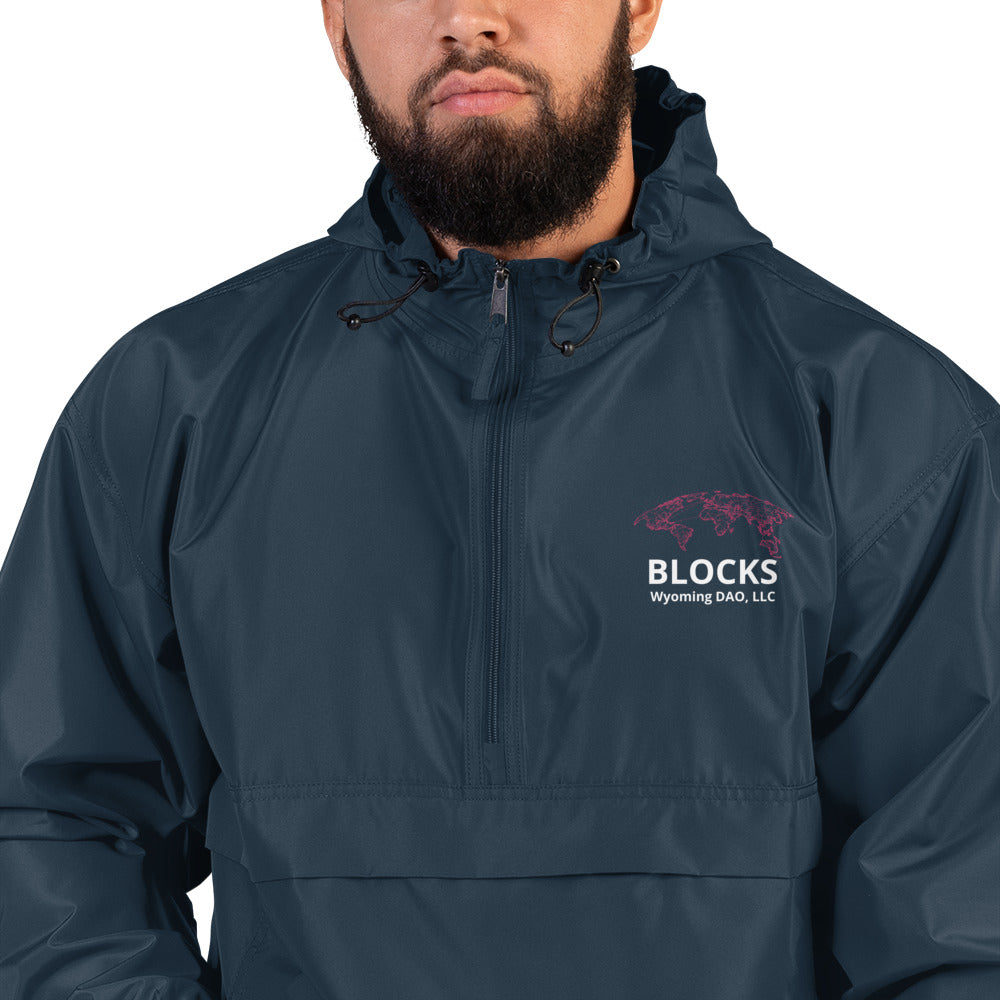 BLOCKS DAO, LLC - Embroidered Champion Packable Jacket