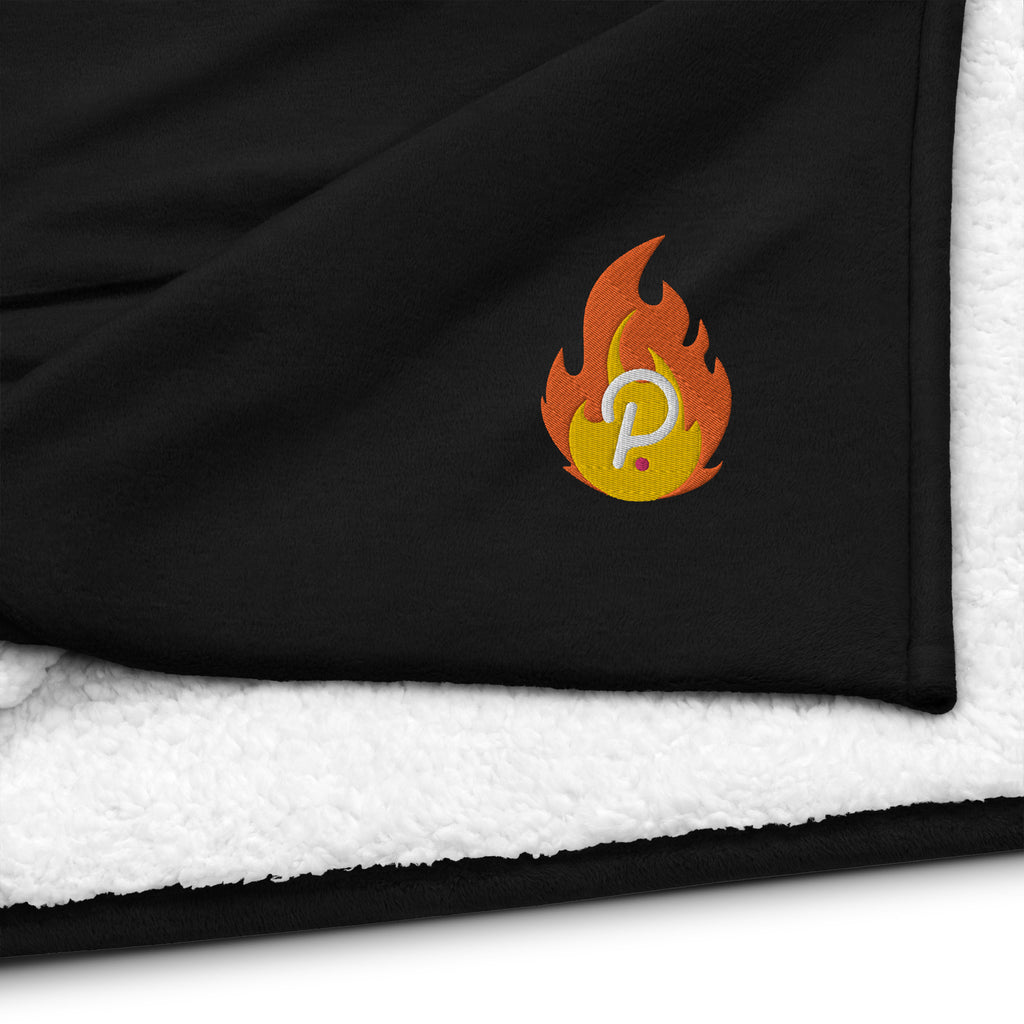 Polkadot is on Fire | Premium sherpa blanket