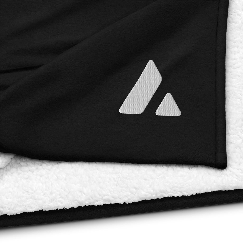 Avalanche | Embroidered Premium sherpa blanket