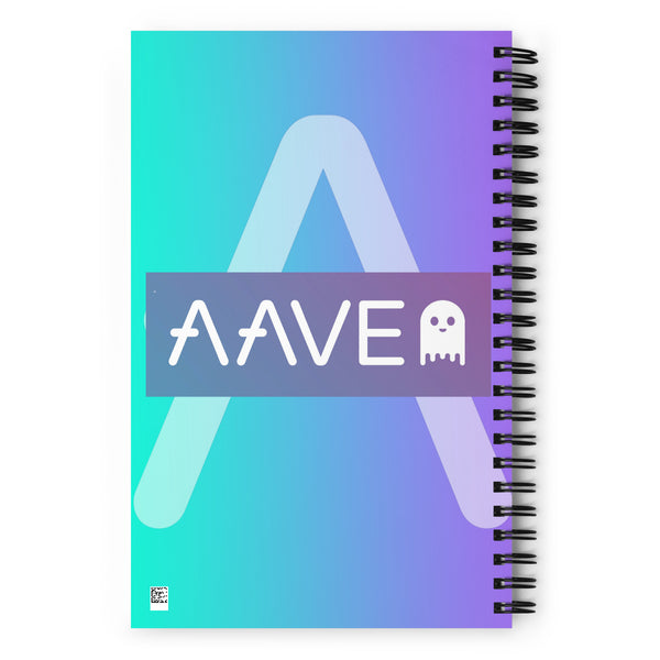 AAVE Cryptocurrency | Spiral notebook