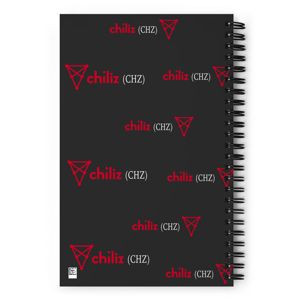 Chiliz CHZ Cryptocurrency | Spiral notebook