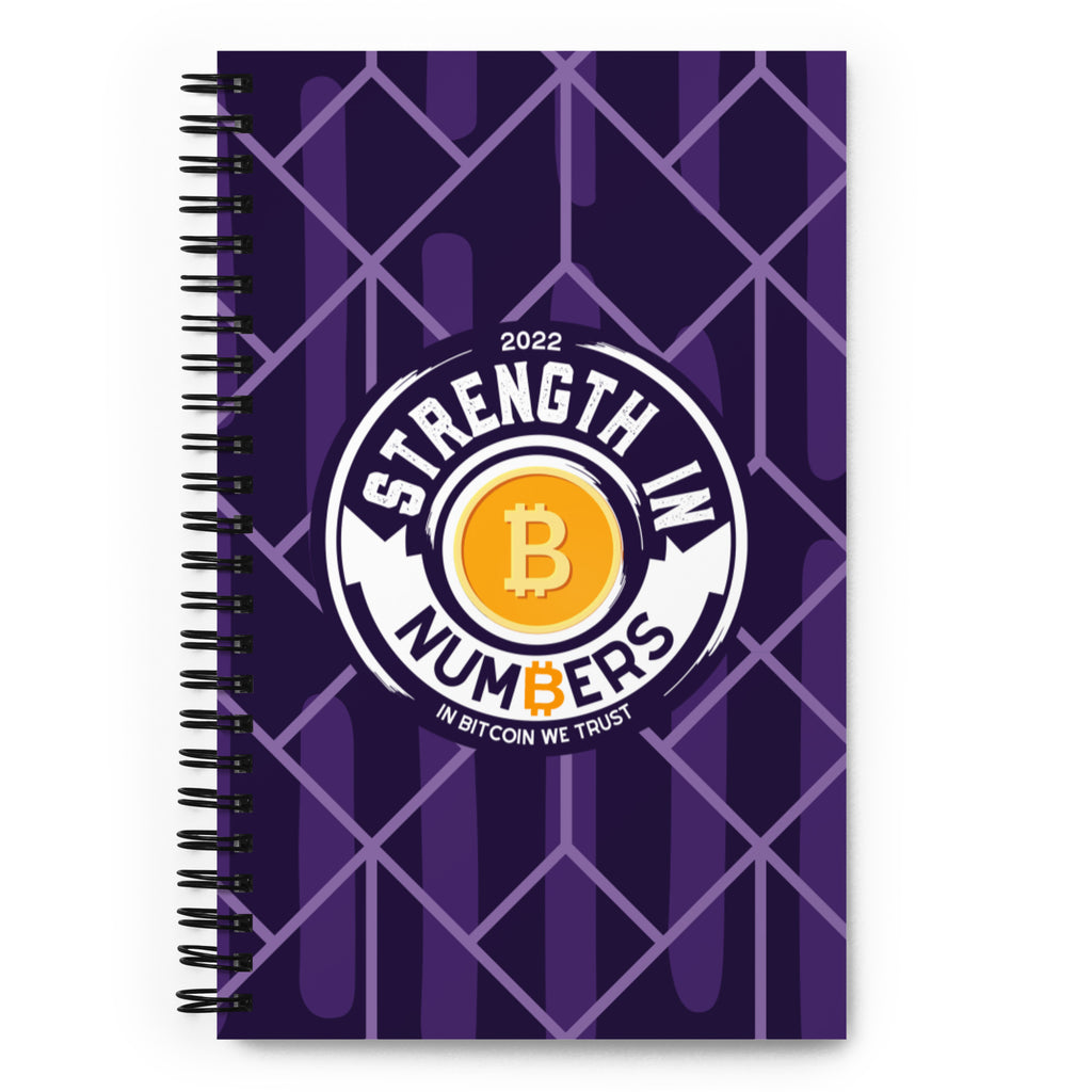Bitcoin Strength In Numbers | Spiral notebook