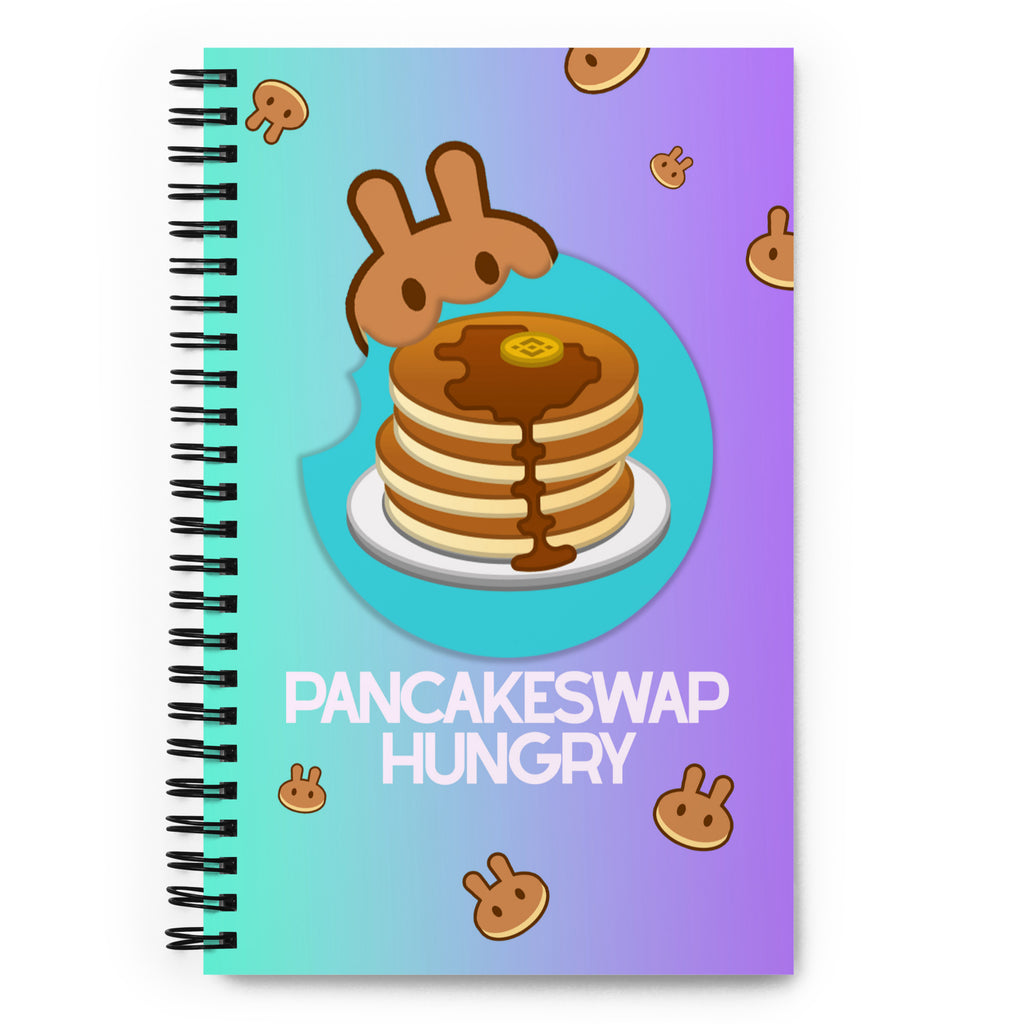 PancakeSwap Hungry | Spiral notebook