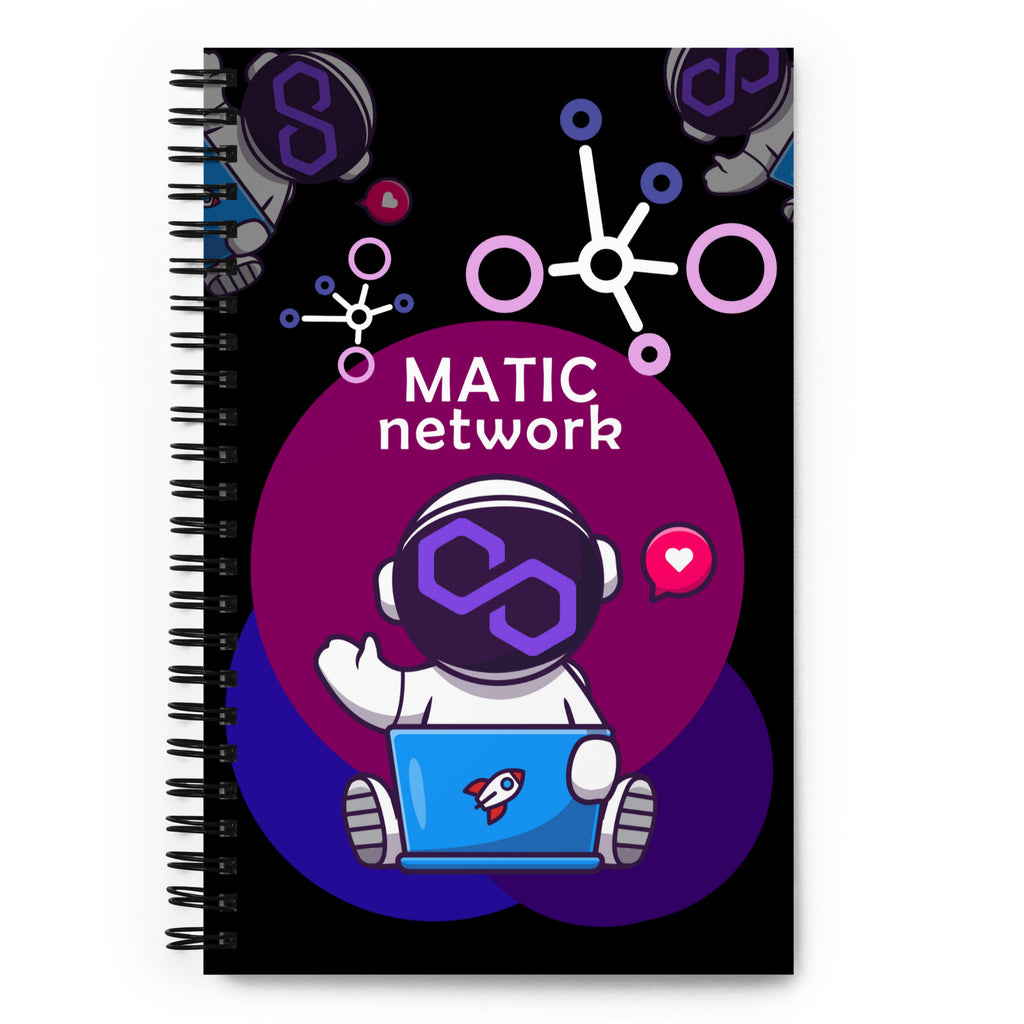 Polygon MATIC Network | Spiral notebook