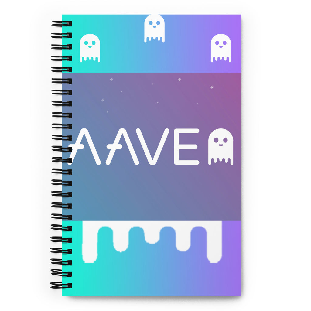 AAVE Cryptocurrency | Spiral notebook