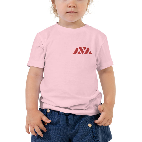 AVAX Avalanche | Embroidered Toddler Short Sleeve Tee