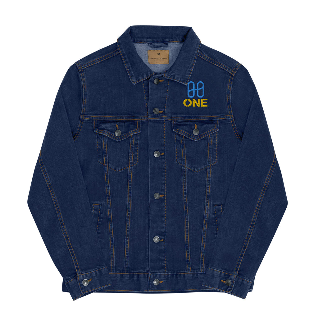 Harmony One | Embroidered Unisex denim jacket