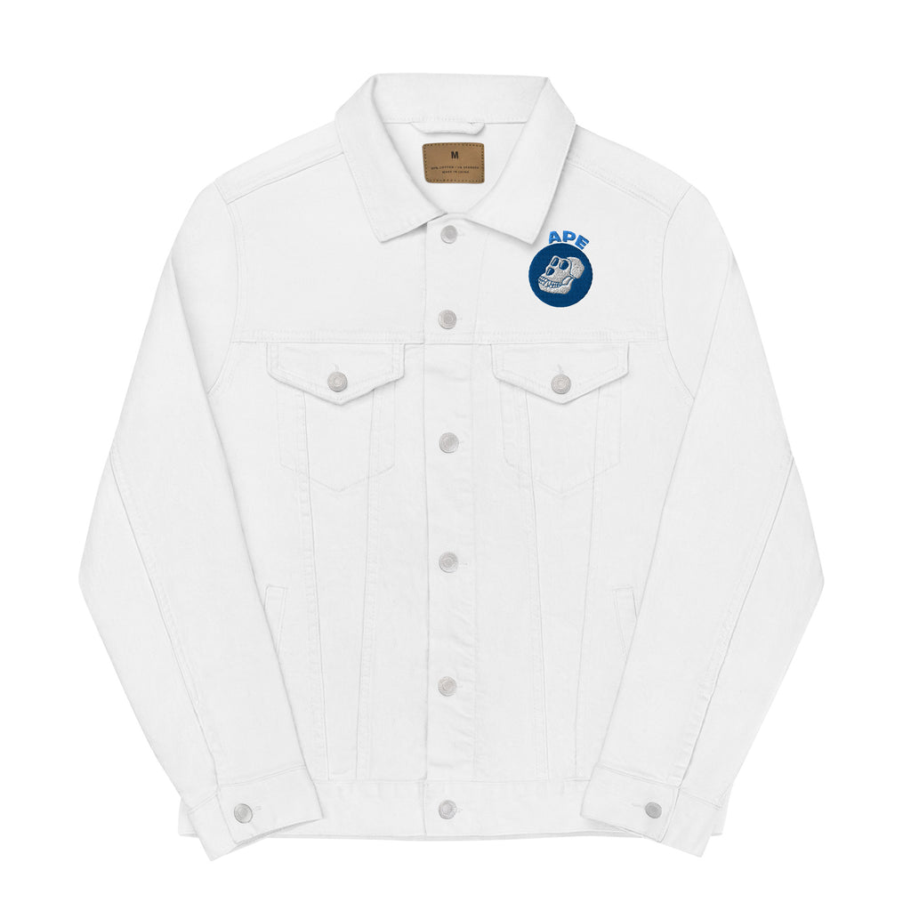 APE | Embroidered Unisex denim jacket