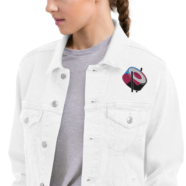 SushiSwap | Embroidered Unisex denim jacket