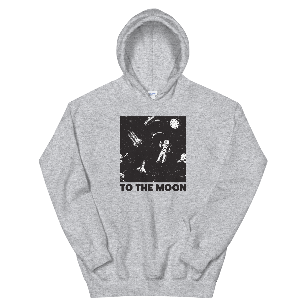 ''To the moon' Unisex Hoodie