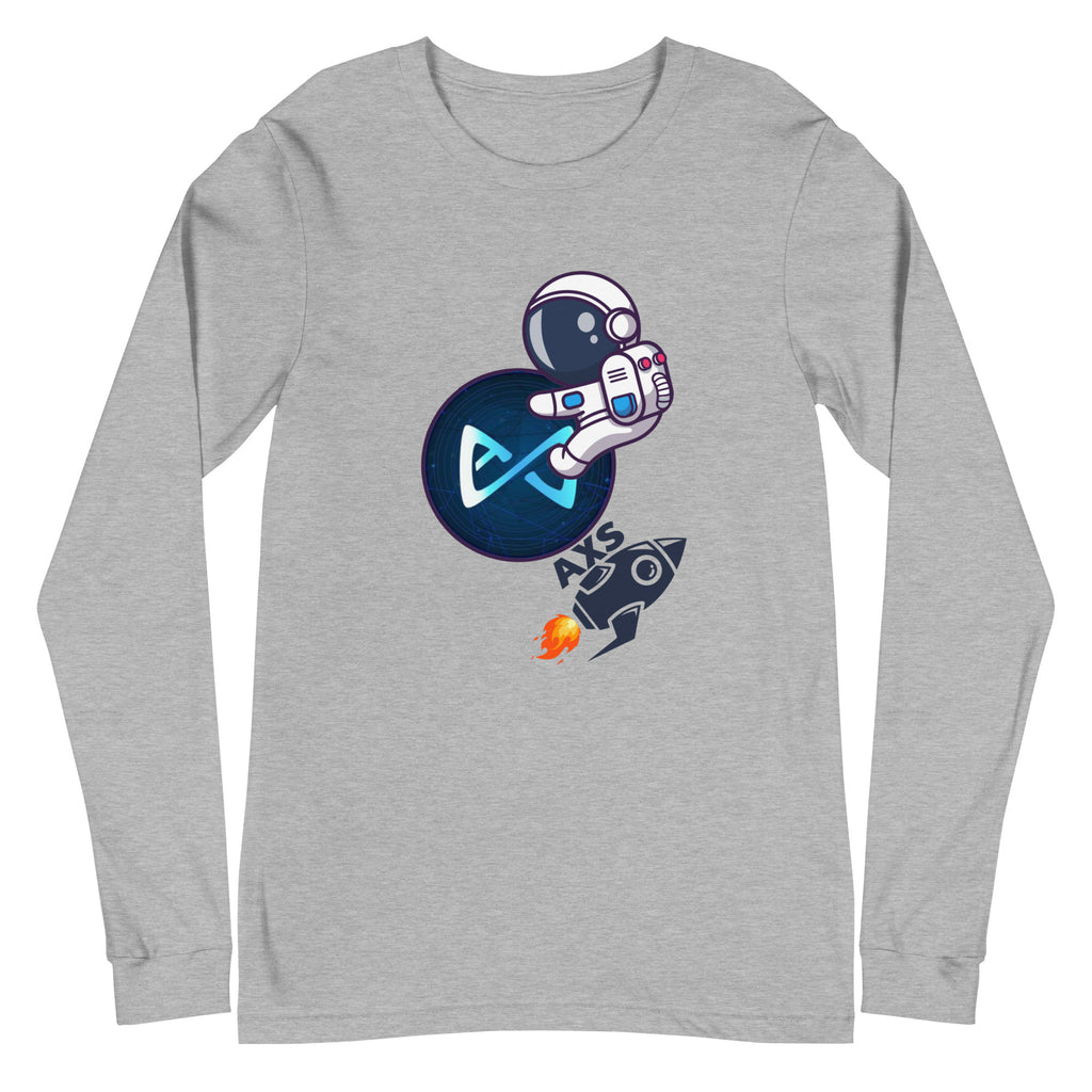 My Axie Infinity AXS Coin is Going To The Moon | Unisex Long Sleeve Tee