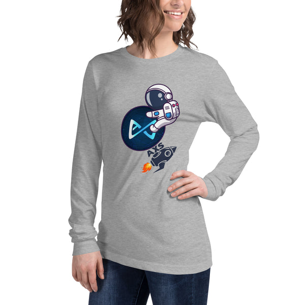 My Axie Infinity AXS Coin is Going To The Moon | Unisex Long Sleeve Tee