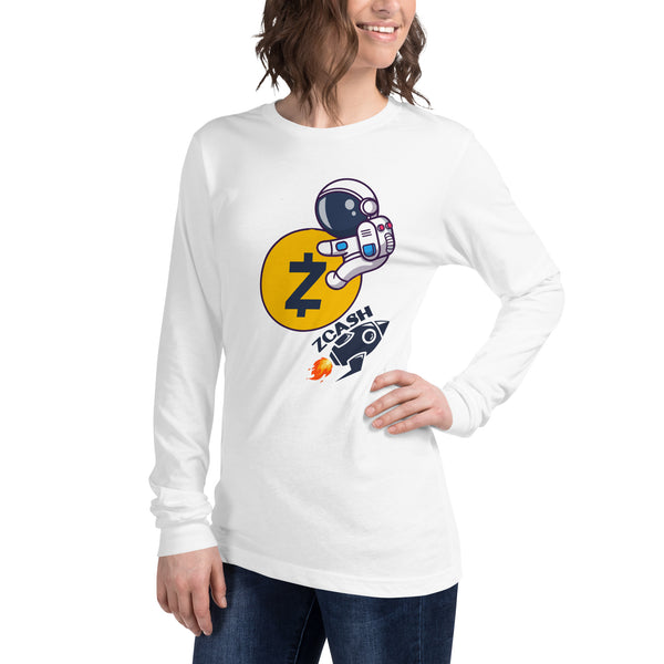 My Zcash ZEC Coin is Going To The Moon | Unisex Long Sleeve Tee