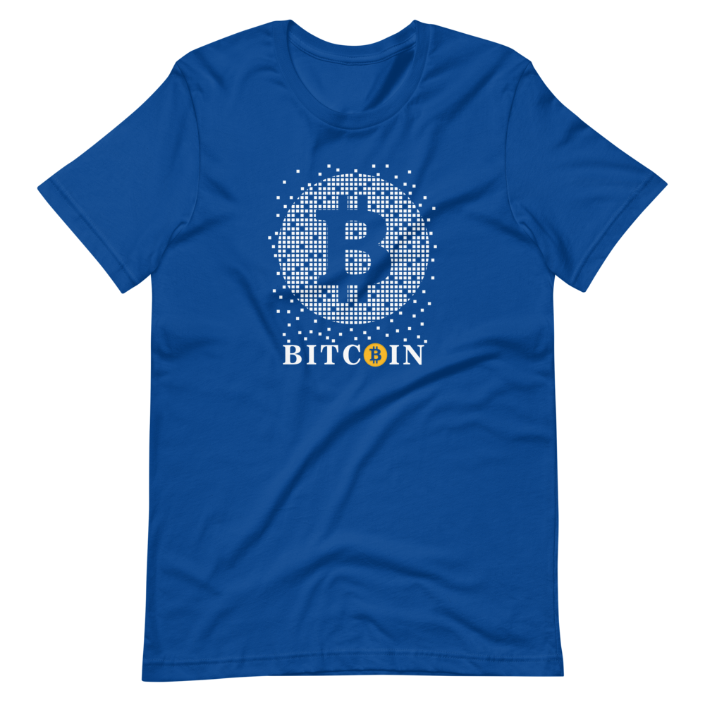 Bitcoin White Logo Unisex T-Shirt