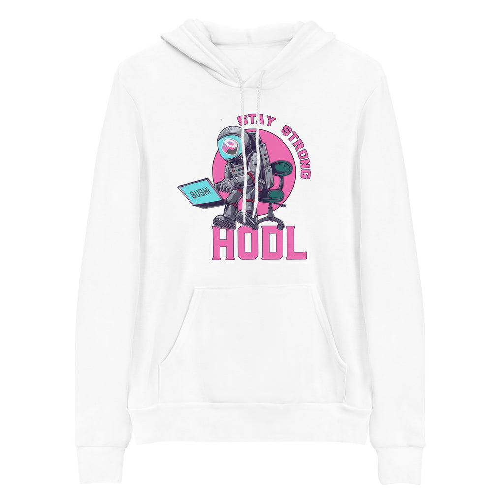 Stay Strong HODL Sushi Swap Coin | Unisex hoodie