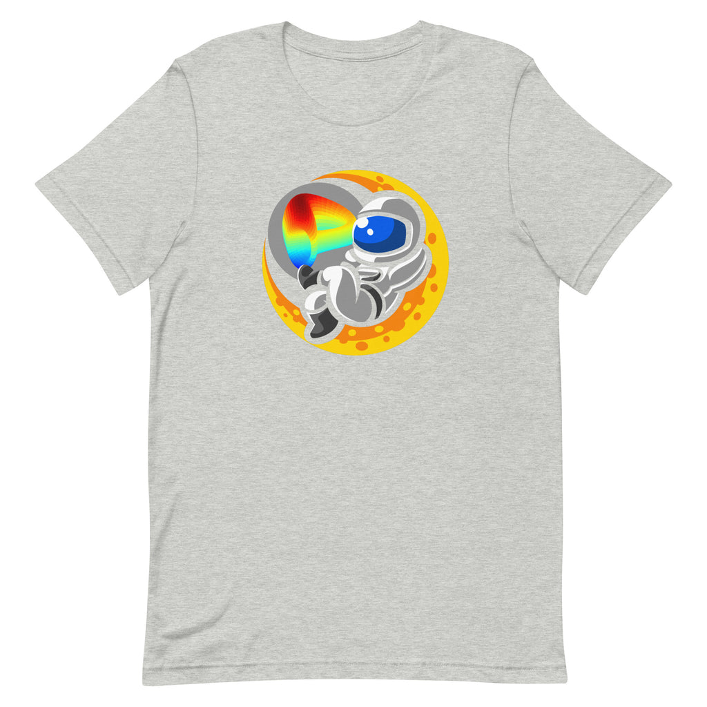 Astronaut Relaxing with Curve DAO CRV Crypto | Unisex t-shirt