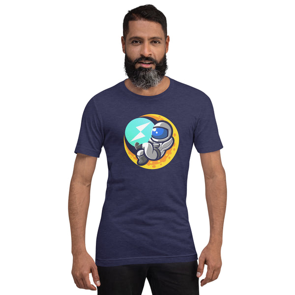Astronaut Relaxing with Thorchain RUNE Crypto | Unisex t-shirt