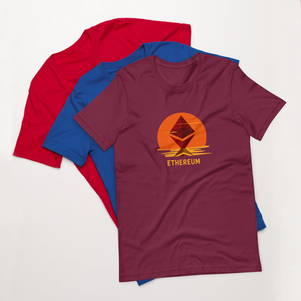 Ethereum Sunset | Unisex t-shirt