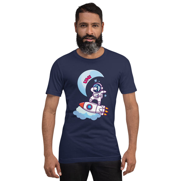 Uniswap Astronaut To The UNI Moon | Unisex t-shirt