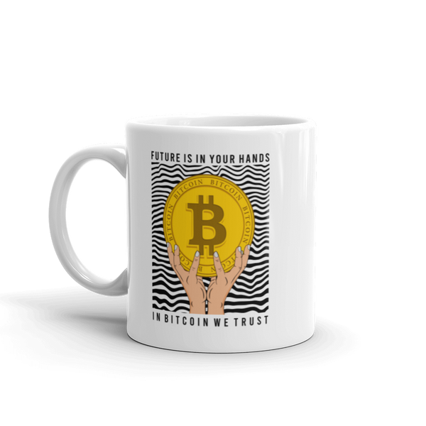 'In Bitcoin We Trust' mug