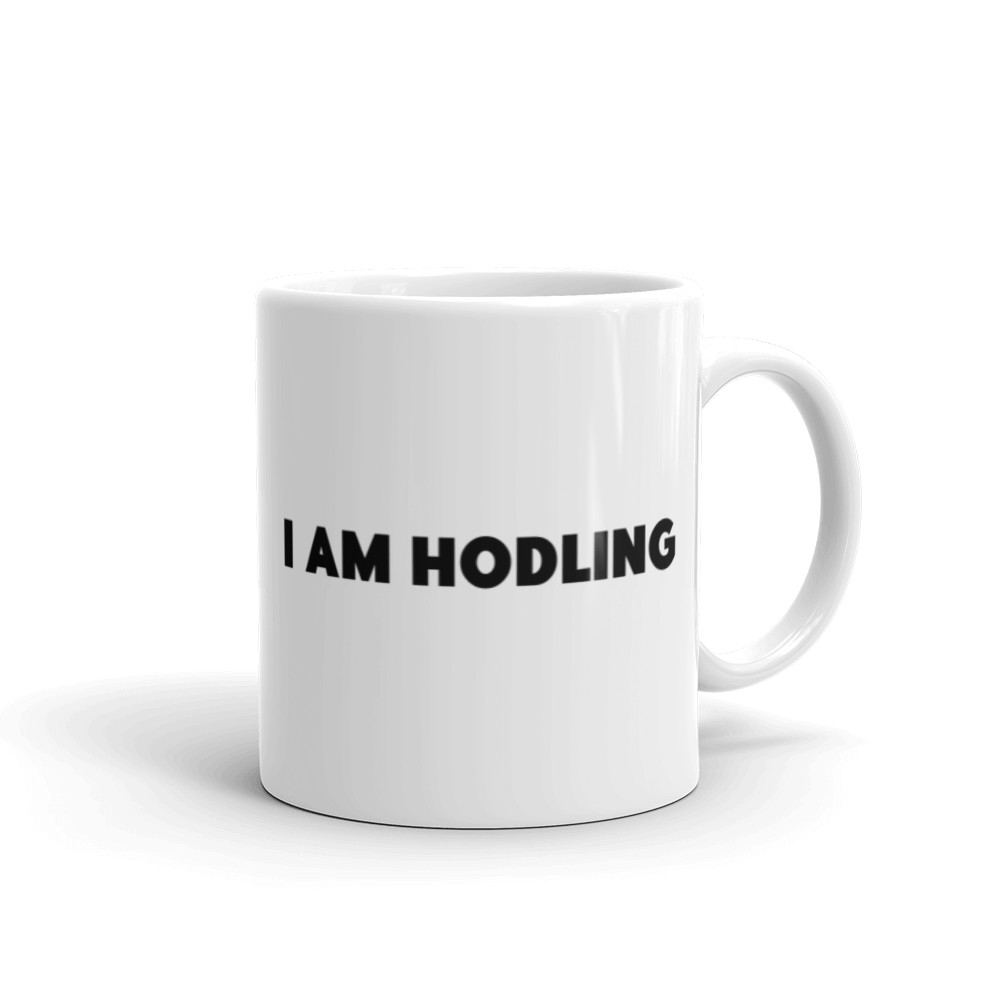 'I AM HODLING' mug
