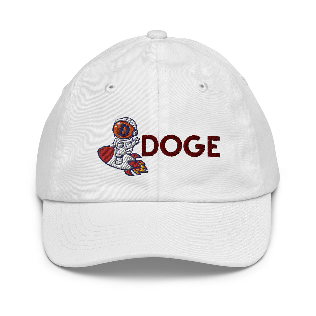 Doge Astronaut | Embroidered Youth baseball cap