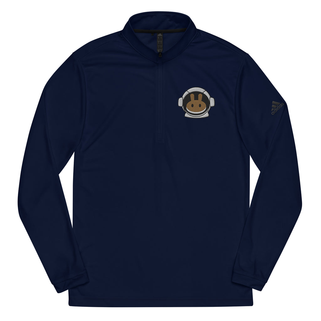 PancakeSwap Astronaut | Embroidered Quarter zip pullover