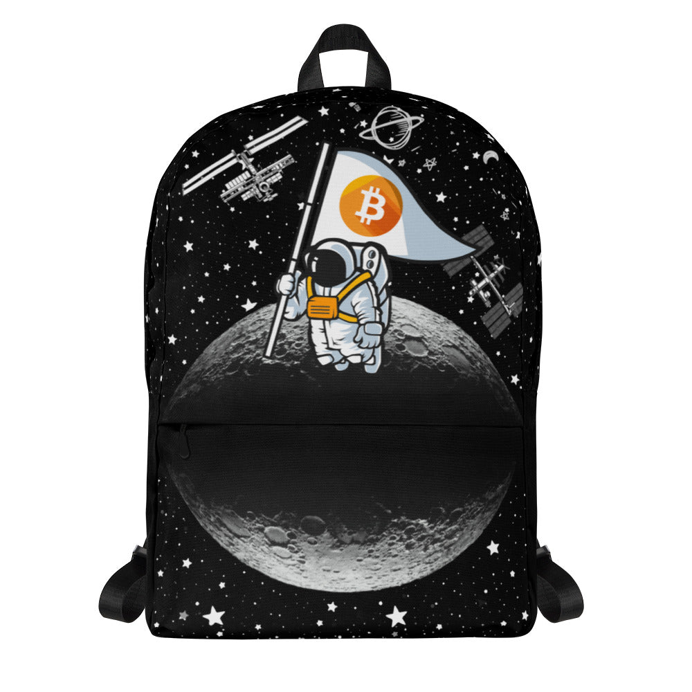 Carry that Bitcoin Flag On The Moon | Backpack