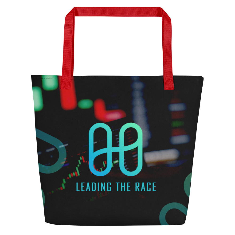 Harmony: Leading The Race | Large Tote Bag