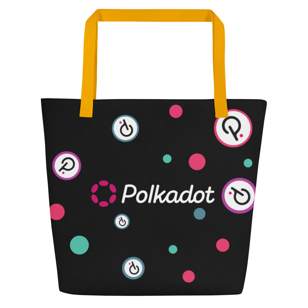 Polkadot-Patterned | Large Tote Bag