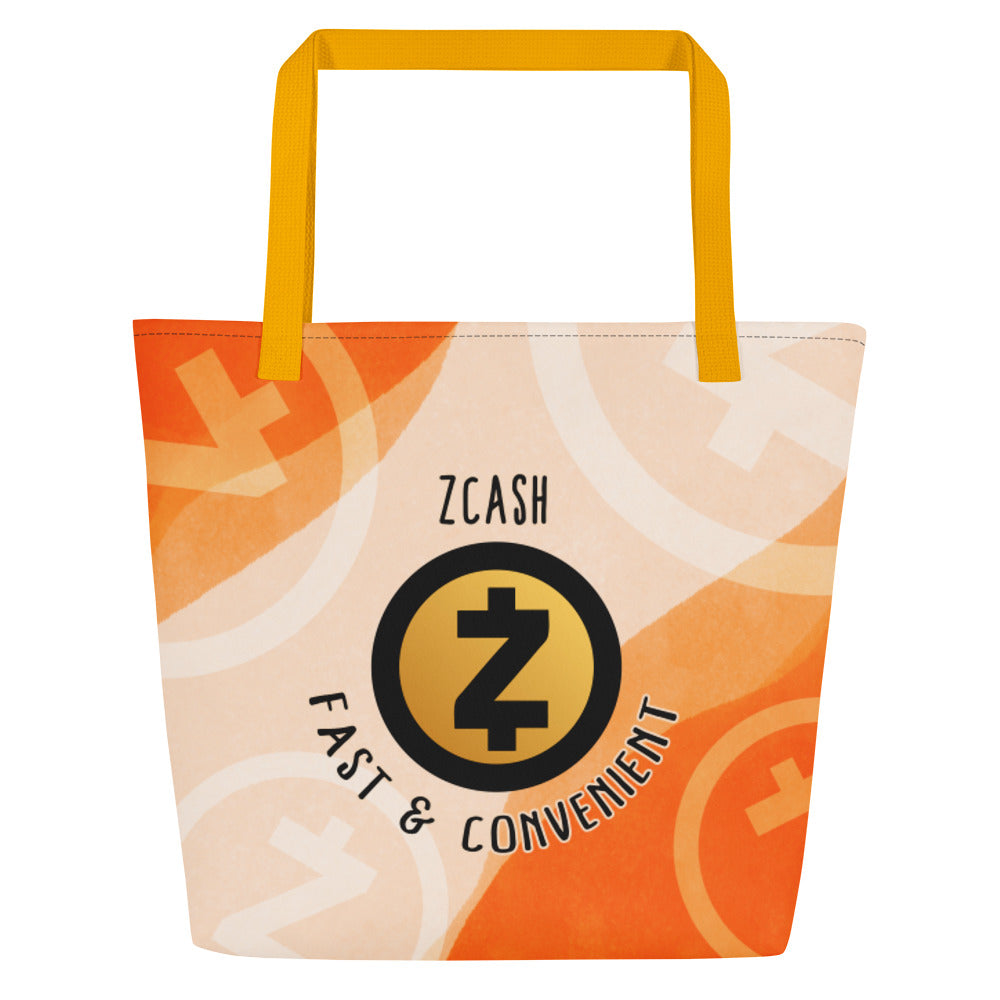 Zcash: Fast & Convenient | Large Tote Bag
