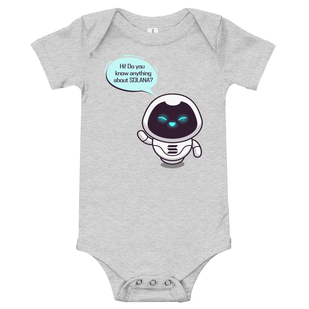 Solana Bot | Baby short sleeve one piece