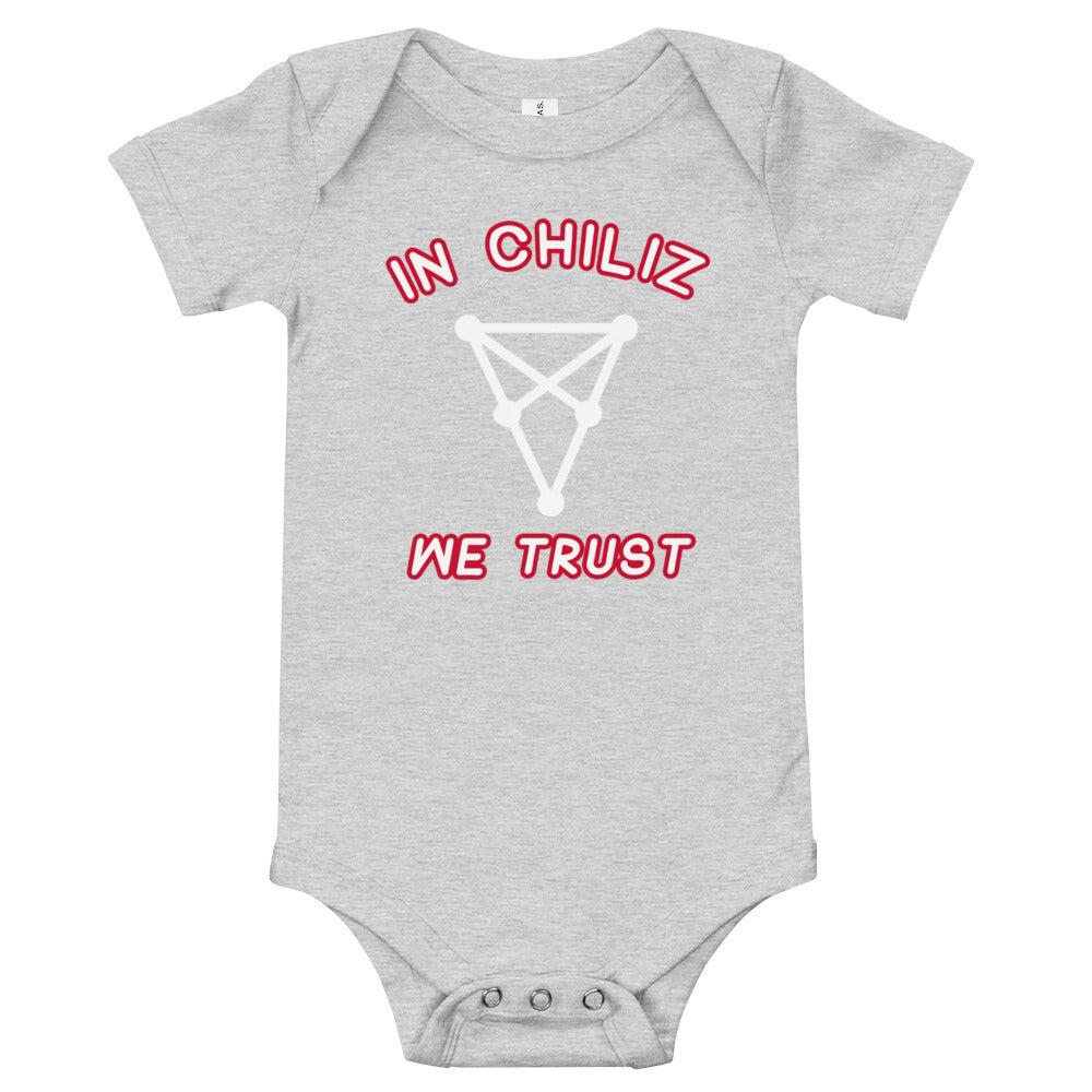 In Chiliz We Trust | Baby short sleeve one piece