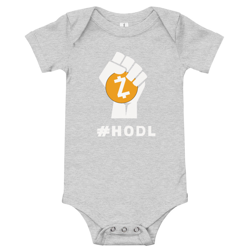 Zcash ZEC #HODL | Baby short sleeve one piece