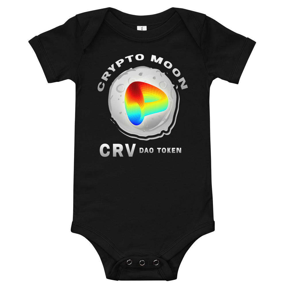 Crypto Moon Curve DAO | Baby short sleeve one piece