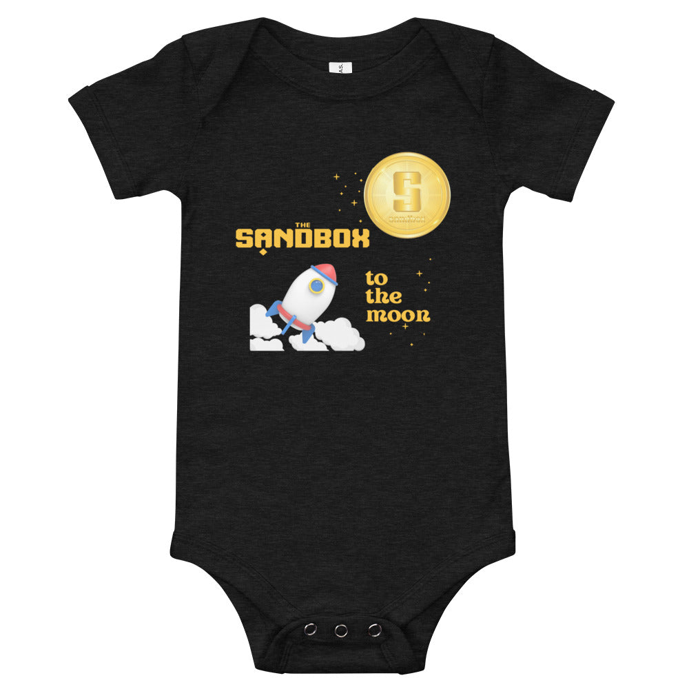 The Sandbox Cryptocurrency Goes To The Moon | Baby short sleeve one piece