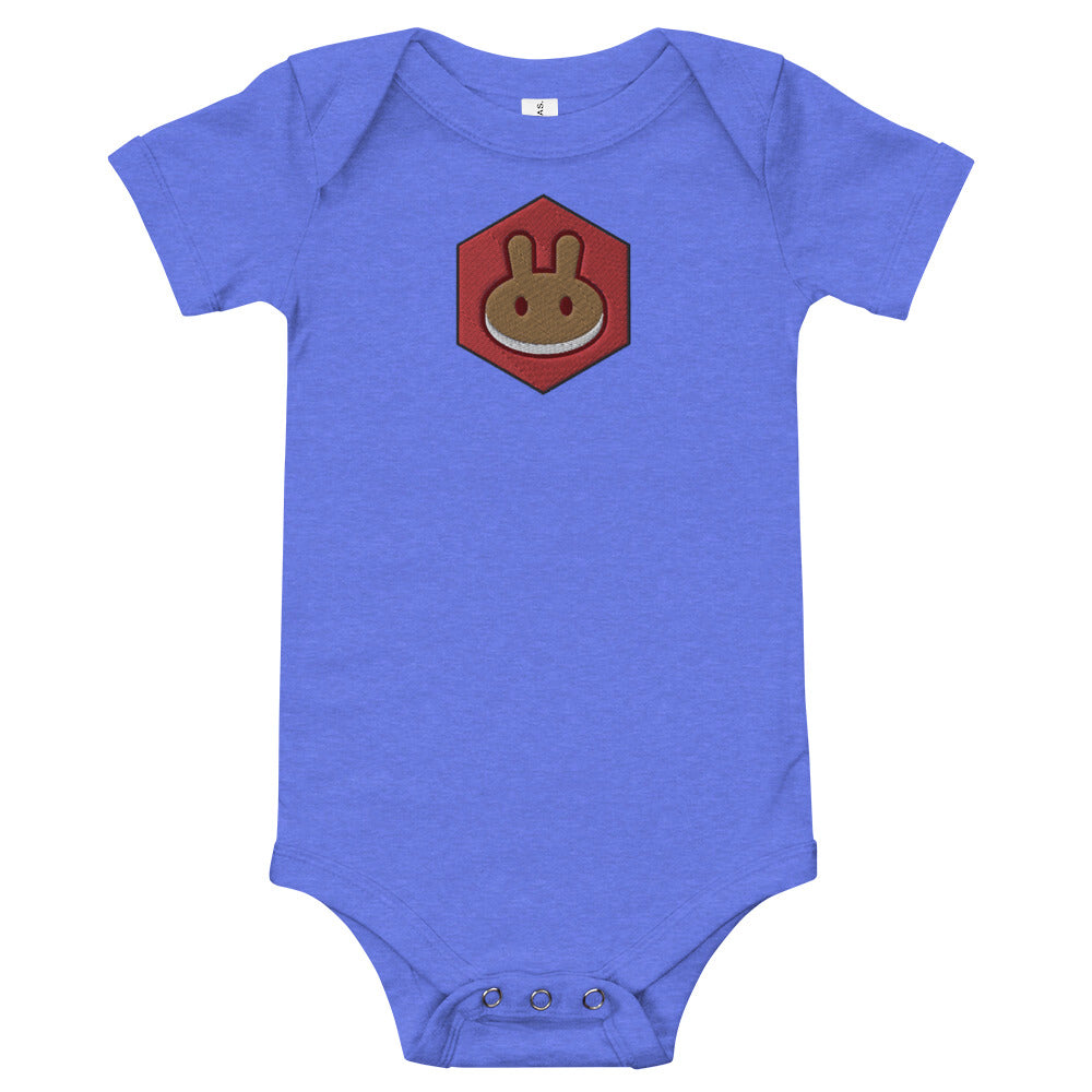 PancakeSwap | Embroidered Baby short sleeve one piece