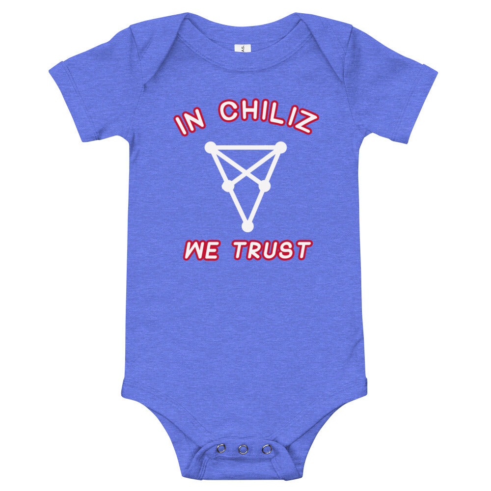 In Chiliz We Trust | Baby short sleeve one piece